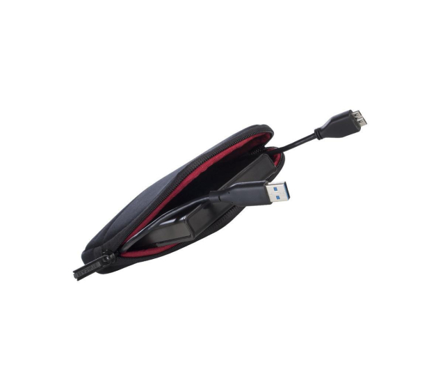 RIVACASE Antishock 5101 etui miękkie HDD 2.5" czarny - 1078212 - zdjęcie 4
